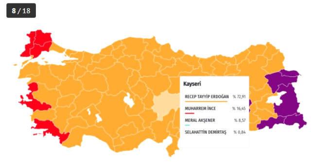 24 Haziran seçimlerinde Erdoğan hangi illerde rekor kırdı?