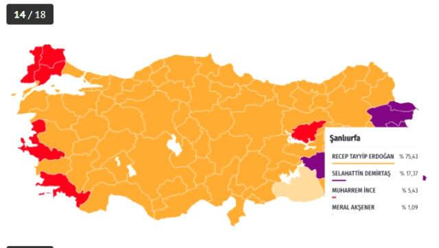 24 Haziran seçimlerinde Erdoğan hangi illerde rekor kırdı?
