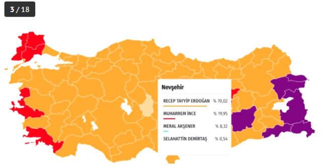 24 Haziran seçimlerinde Erdoğan hangi illerde rekor kırdı?