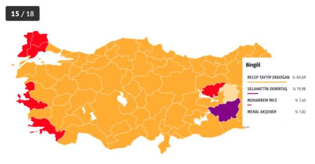 24 Haziran seçimlerinde Erdoğan hangi illerde rekor kırdı?