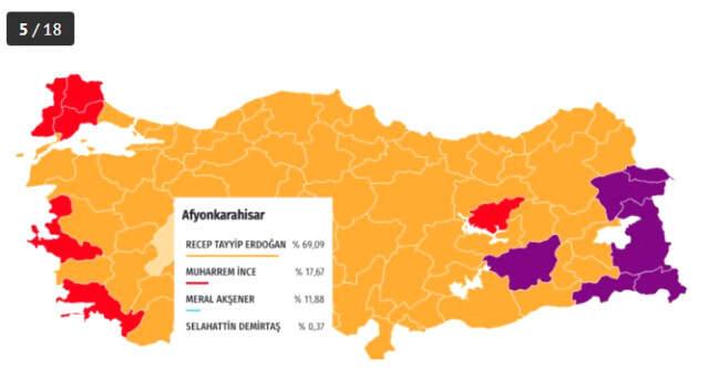 24 Haziran seçimlerinde Erdoğan hangi illerde rekor kırdı?
