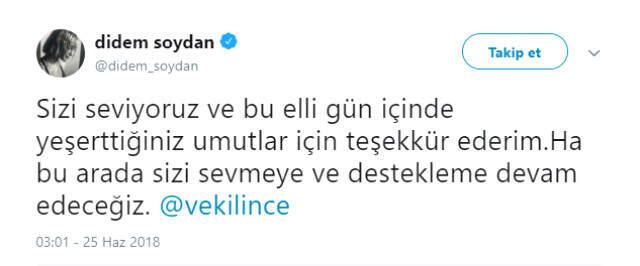 Muharrem İnce'yi Destekleyen Didem Soydan, İsmail Küçükkaya'ya Sert Çıktı