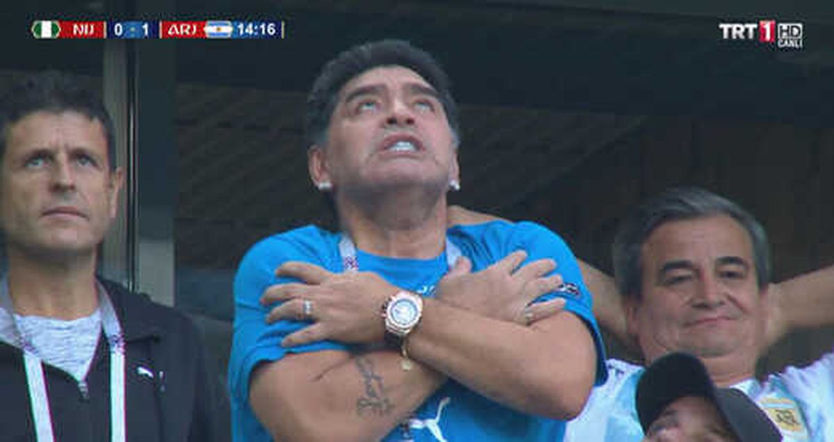 Efsane Futbolcu Maradona, Messi'nin Golüyle Mest Oldu