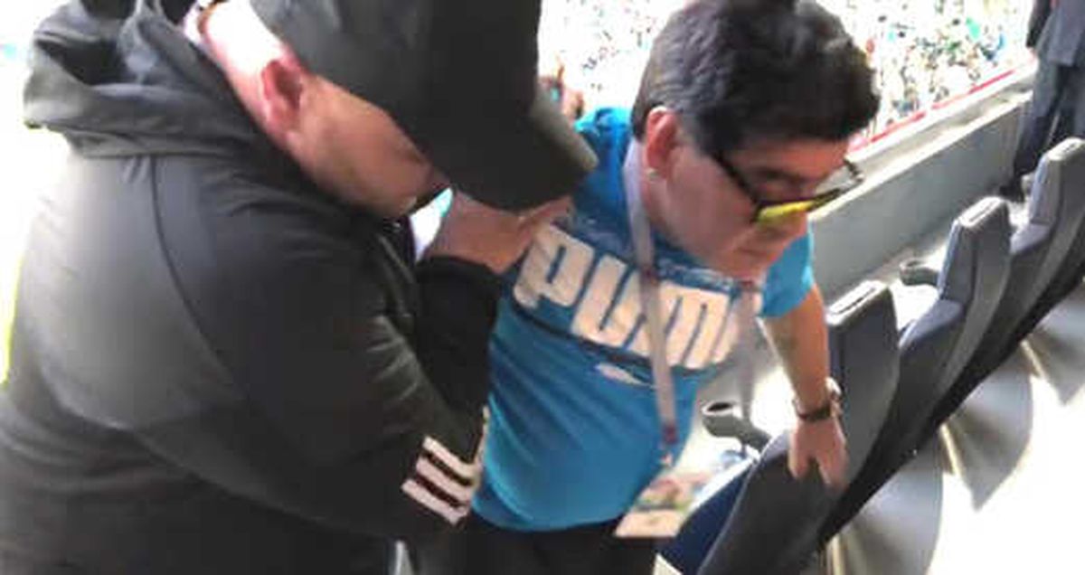 Maradona, Arjantin-Nijerya Maçının Ardından Rahatsızlandı