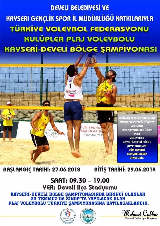 Plajı Olmayan İlçede 'Plaj' Voleybolu Turnuvası Düzenlenecek