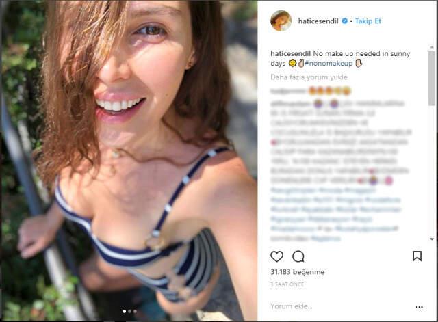 Hatice Şendil 'No Makeup' Akımına Uydu