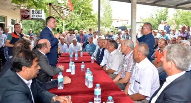 Vali Büyükakın, Doludan Zarar Gören Köylerde Vali Büyükakın, Doludan Zarar Gören Köylerde