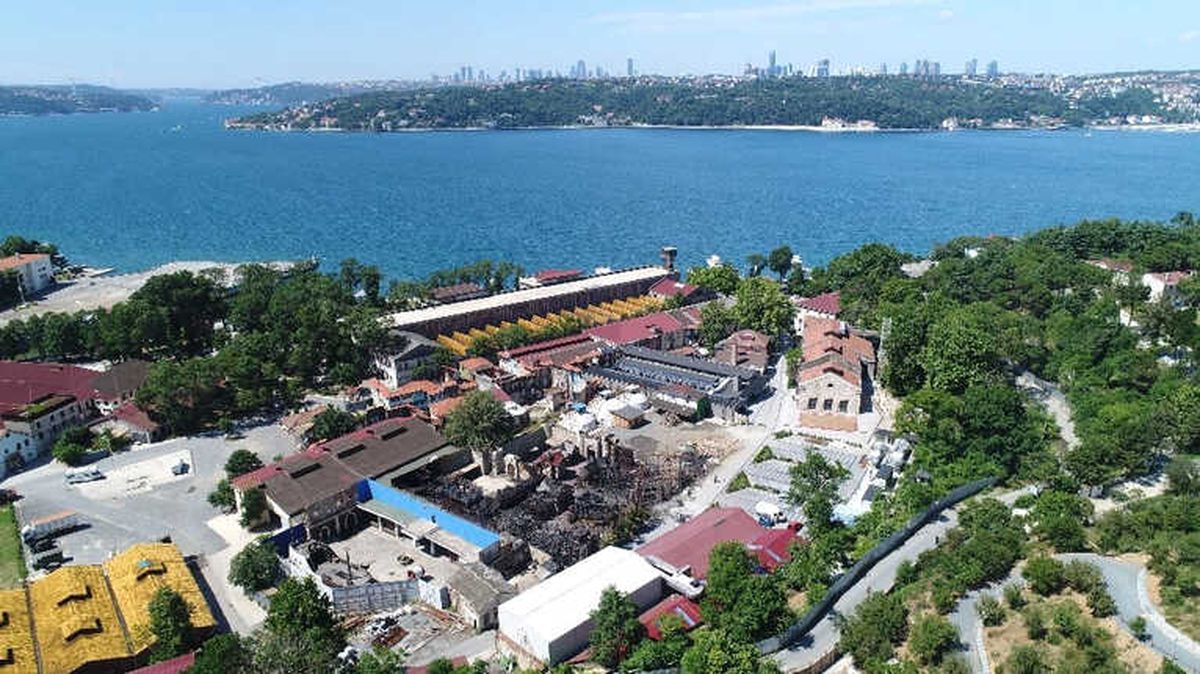 Küle Dönen Diriliş Ertuğrul'un Seti, Havadan Görüntülendi