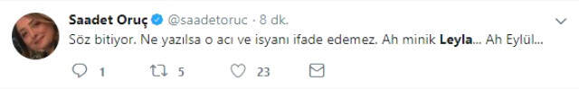 Minik Leyla'dan Gelen Acı Haber Sosyal Medyayı da Hüzne Boğdu