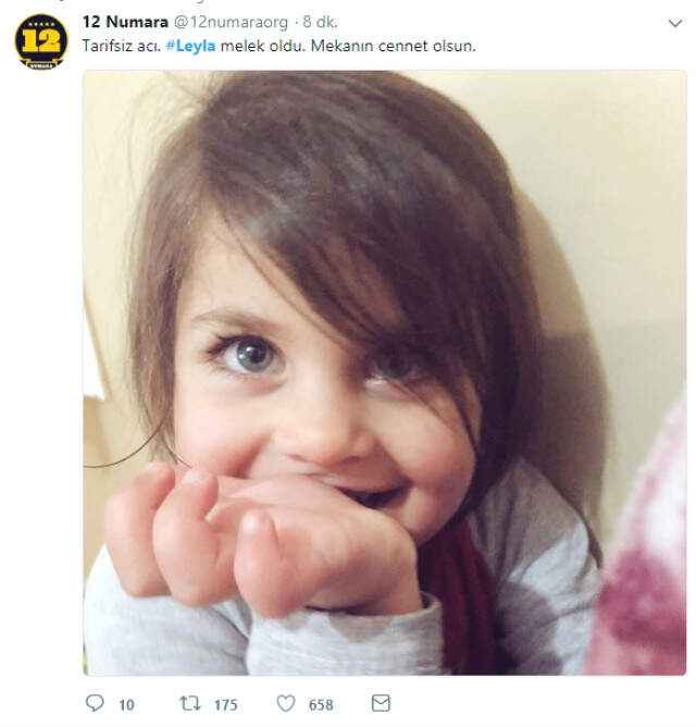 Minik Leyla'dan Gelen Acı Haber Sosyal Medyayı da Hüzne Boğdu