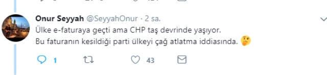 CHP'nin Faturası Twitter'da Espri Konusu Oldu