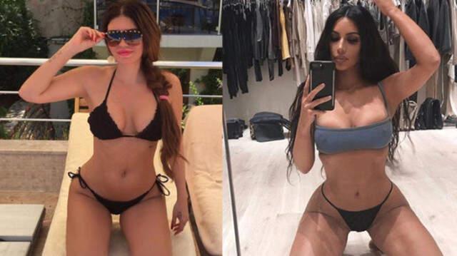 Ebru Polat'ın, Kim Kardashian Pozu Sosyal Medyada Bomba Etkisi Yarattı!