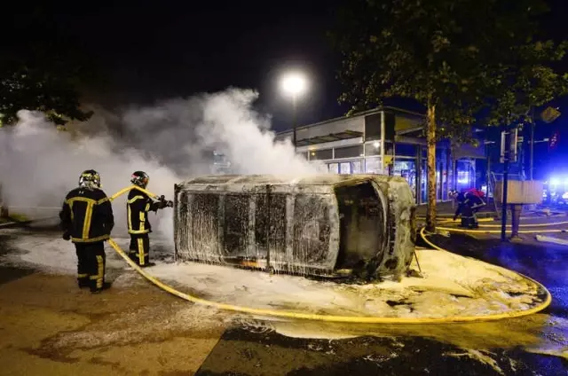 Fransa'nın Nantes Şehrinde Olaylar Devam Ediyor