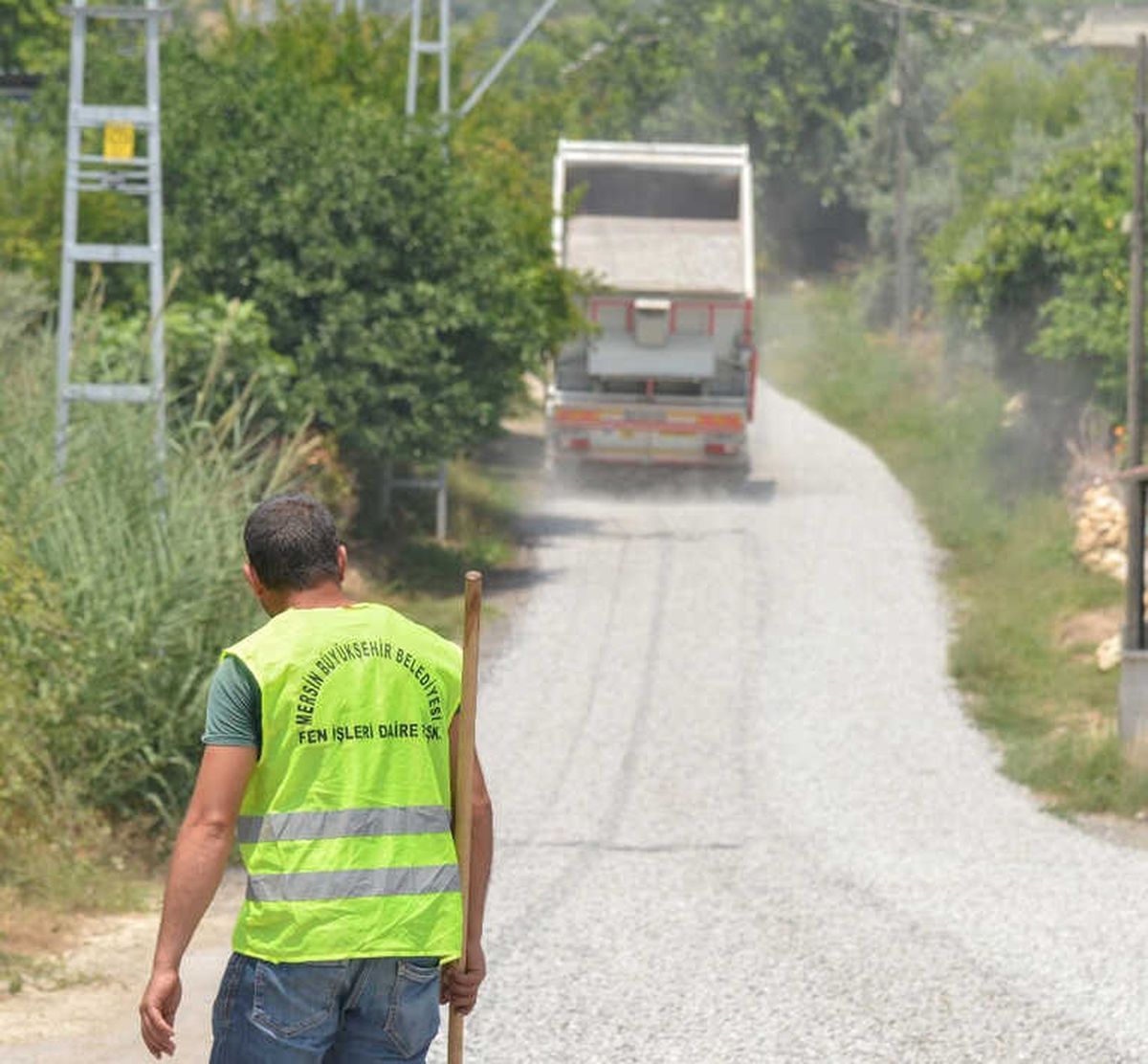 Büyükşehir'de Yol Çalışmaları Sürüyor