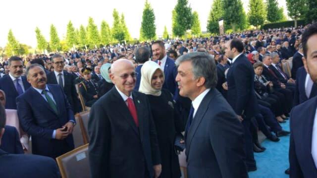 Abdullah Gül, Cumhurbaşkanlığı Külliyesi'nde Düzenlenen Törene Katıldı