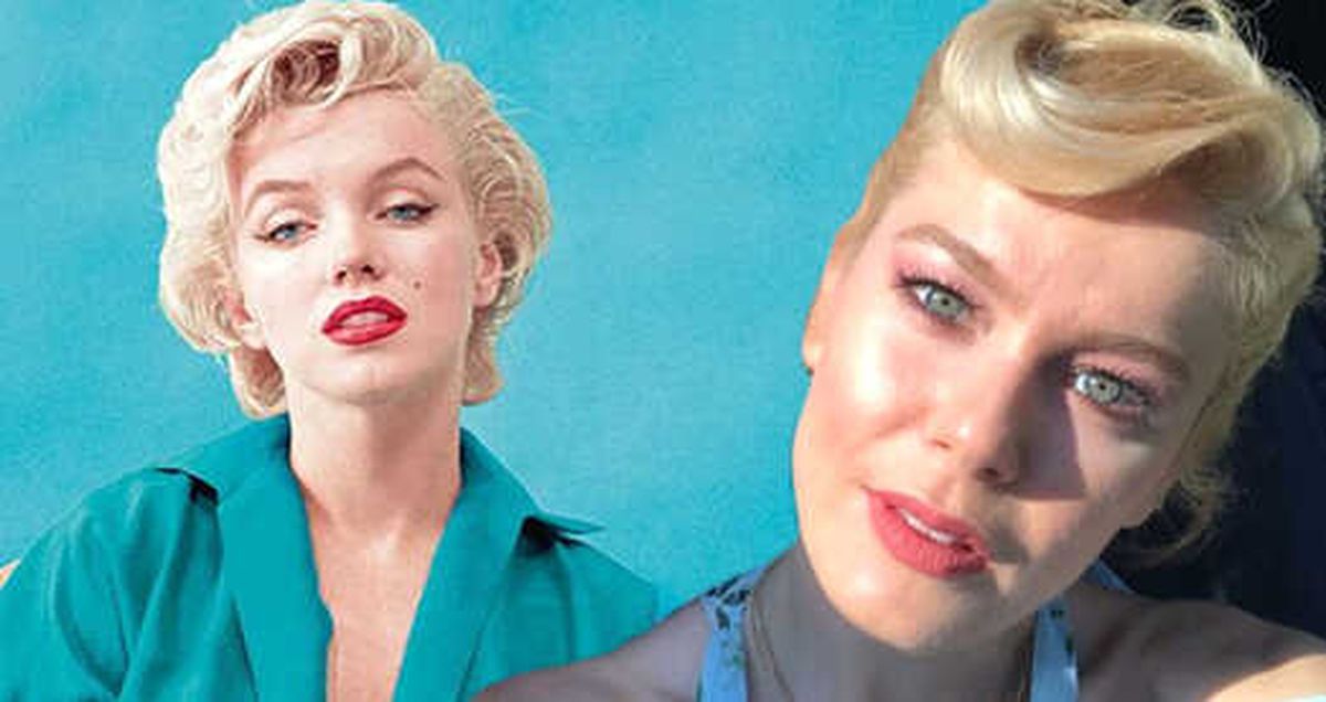 Merakla Beklenen Yeni Filmi İçin Kamera Karşısına Geçen Burcu Bircik, Marilyn Monroe'ya Benzetildi