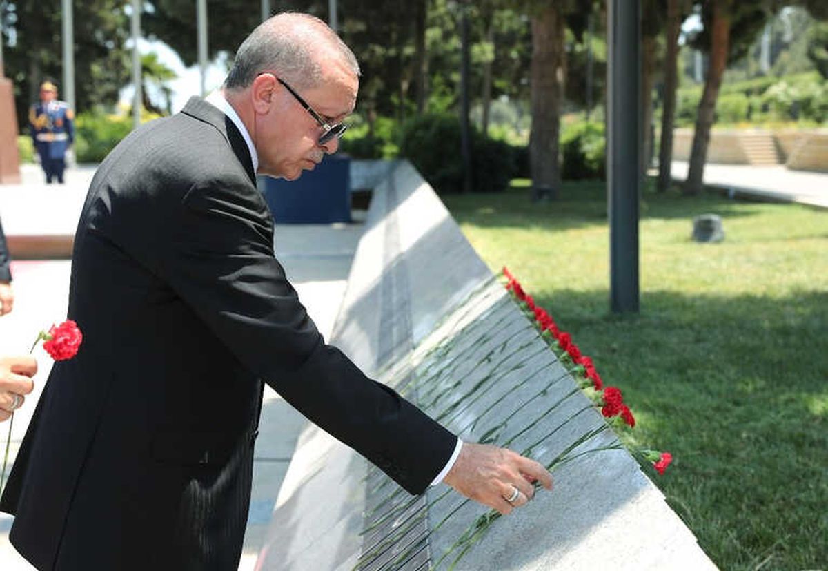 Cumhurbaşkanı Recep Tayyip Erdoğan Azerbaycan'da