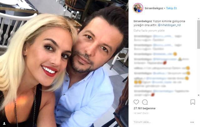 Birsen Bekgöz, Nihat Doğan'a Aşkını Sosyal Medyadan İlan Etti