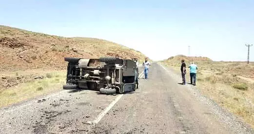 Bulanık'ta Zırhlı Askeri Araç Devrildi: 4 Askerimiz Yaralı