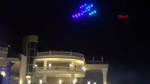 Antalya Ece Seçkin Konserinde Drone Şov Hd