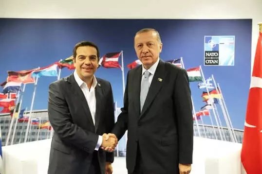 Cumhurbaşkanı Erdoğan, Çipras ile Görüştü