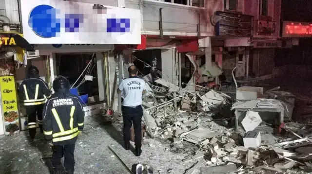 Samsun'daki Patlamanın Sebebi Doğalgaz Çıktı