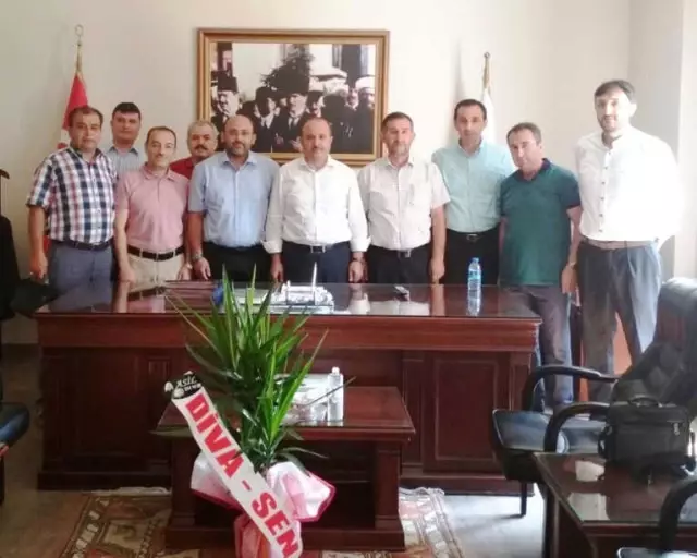 Aydın Diva-Sen'den Müftü Aksu'ya Hayırlı Olsun Ziyareti