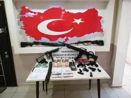 Kahramanmaraş'ta Suç Örgütü Operasyonunda 3 Tutuklama