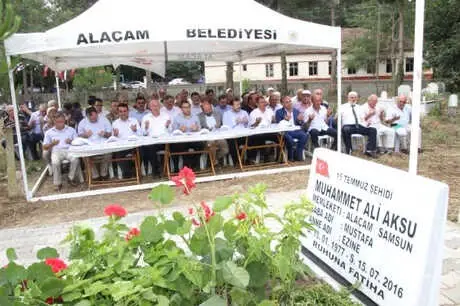 15 Temmuz Şehidi Mezarı Başında Anıldı