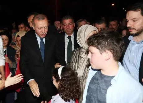 Cumhurbaşkanı Erdoğan 15 Temmuz Şehitler Köprüsü'nde