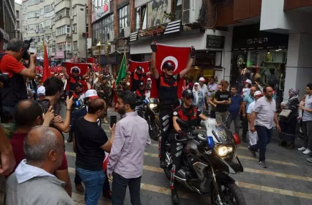 Trabzon'da 15 Temmuz Yürüyüşü Trabzon'da 15 Temmuz Yürüyüşü