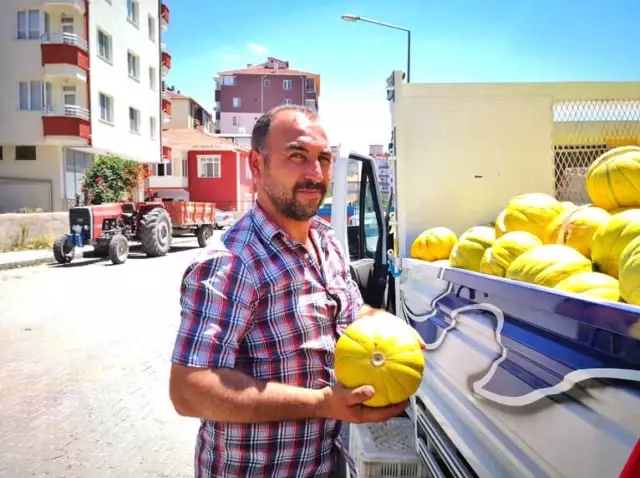 Çorum'un Meşhur 10 Dilim Kavunu Tezgahta Yerini Aldı Çorum'un Meşhur 10 Dilim Kavunu Tezgahta Yerini Aldı