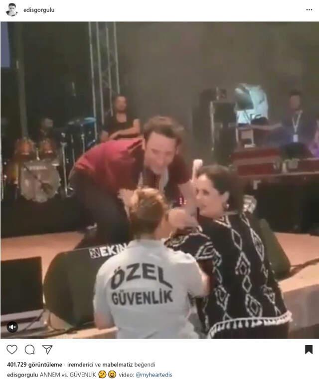 Edis, Yanına Gelen Annesini Engelleyen Güvenlikçiye, Espirili Çıkış Yaptı: Annem O, Her An Benimle