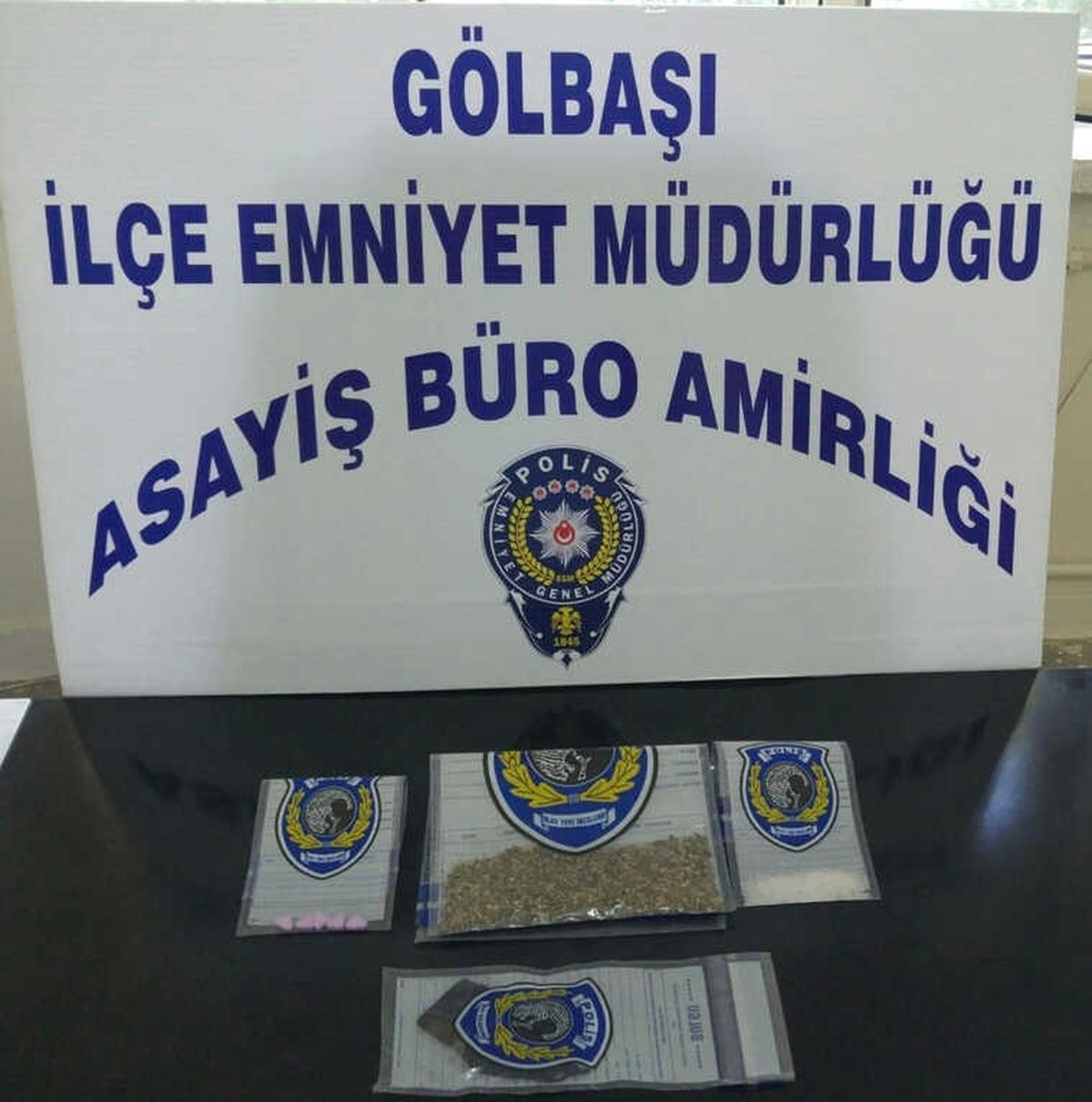Gölbaşı'nda Polisin Uyuşturucuyla Mücadelesi Sürüyor