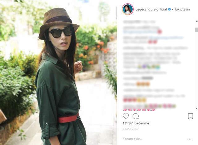 Ünlü Oyuncu Özge Gürel'in Yeni Tarzı Takipçilerini Büyüledi