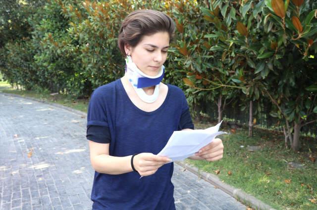 Yalova'da Genç Kıza Darp Güvenlik Kamerasında