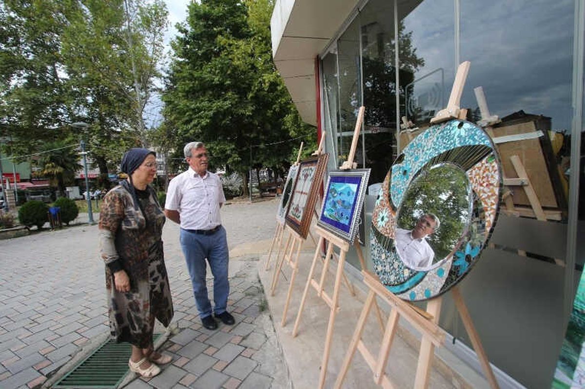 Başkan Akcan Sergi Açılışına Katıldı