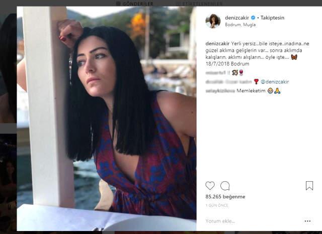 Deniz Çakır İmajını Değiştirdi Hayranları Beğeni Yağmuruna Tuttu