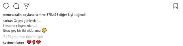 Tarkan Kızı Liya İle Hastane Çıkışı Görüntüsünü Paylaştı, Hayranları Tarkan'ı Yere Göğe Sığdıramadı