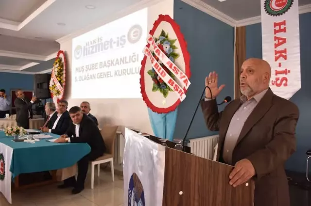 Hak-İş ve Hizmet-İş Sendikası Genel Başkanı Arslan: 'Türkiye Yedi Düvele Karşı Mücadele Ediyor' Hak-İş ve Hizmet-İş Sendikası Genel Başkanı Arslan: 'Türkiye Yedi Düvele Karşı Mücadele Ediyor'