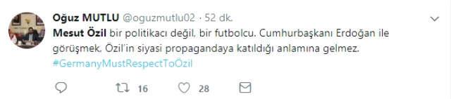 Alman Milli Takımını Bırakma Kararı Alan Mesut Özil'e Destek Yağdı