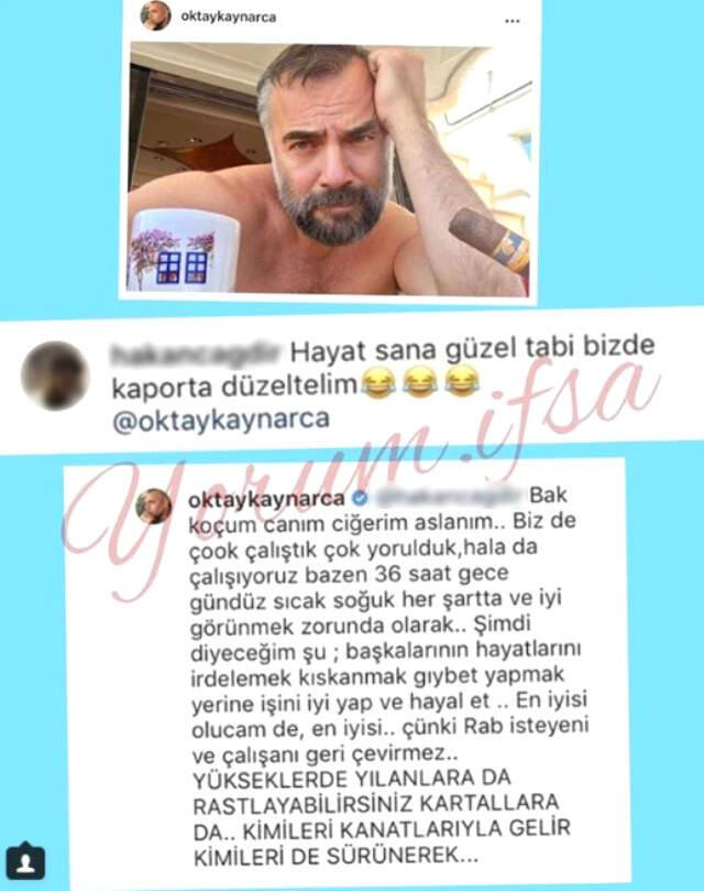 Oktay Kaynarca 'Hayat Sana Güzel' Diyen Takipçisine Tepki Gösterdi