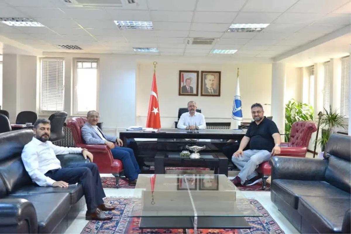 Bmc'den Rektör Savaşan'a Ziyaret