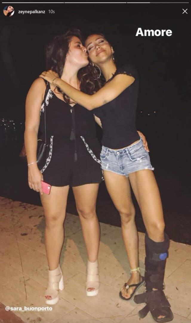 Sahilde Erkek Arkadaşıyla Güreşe Tutuşmasıyla Tartışma Yaratan Zeynep Alkan, Ayağını Sakatladı