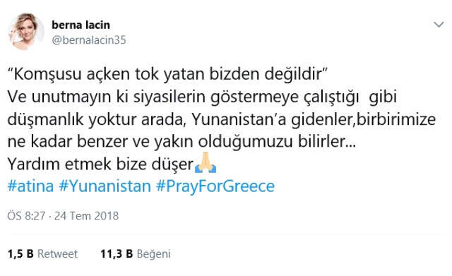 'Medine' Paylaşımı ile Tepki Çeken Berna Laçin, Hadis-i Şerif İle Yardım Çağrısında Bulundu