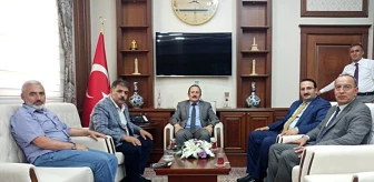 Bayburt Milletvekili Battal ve Adalet Komisyonu Başkanı Tacın'dan Vali Pehlivan'a Ziyaret