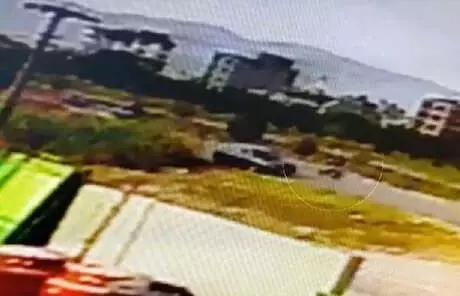 Motosiklet Sürücüsünün Öldüğü Kaza Kamerada Motosiklet Sürücüsünün Öldüğü Kaza Kamerada
