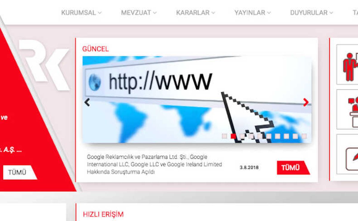 Rekabet Kurumu Google'a Soruşturma Açıldığını Duyurdu