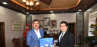 Adalet Komisyonu Başkanı Ercan'dan Başkan Asya'ya Veda Ziyareti