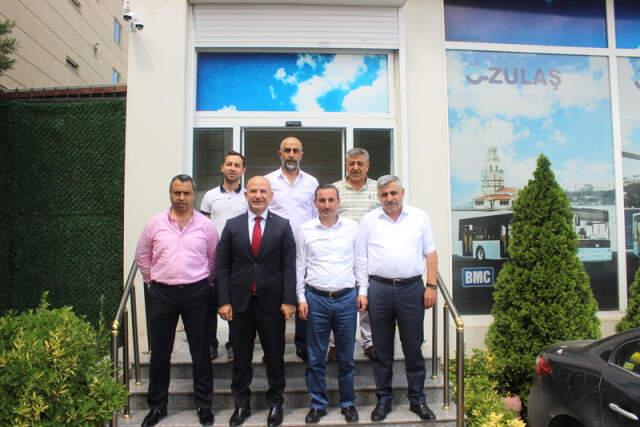 AK Parti Sultanbeyli İlçe Başkanı Ali Tombaş, Özulaş A.Ş. Başkanı Sedat Şahin Ziyaret Etti